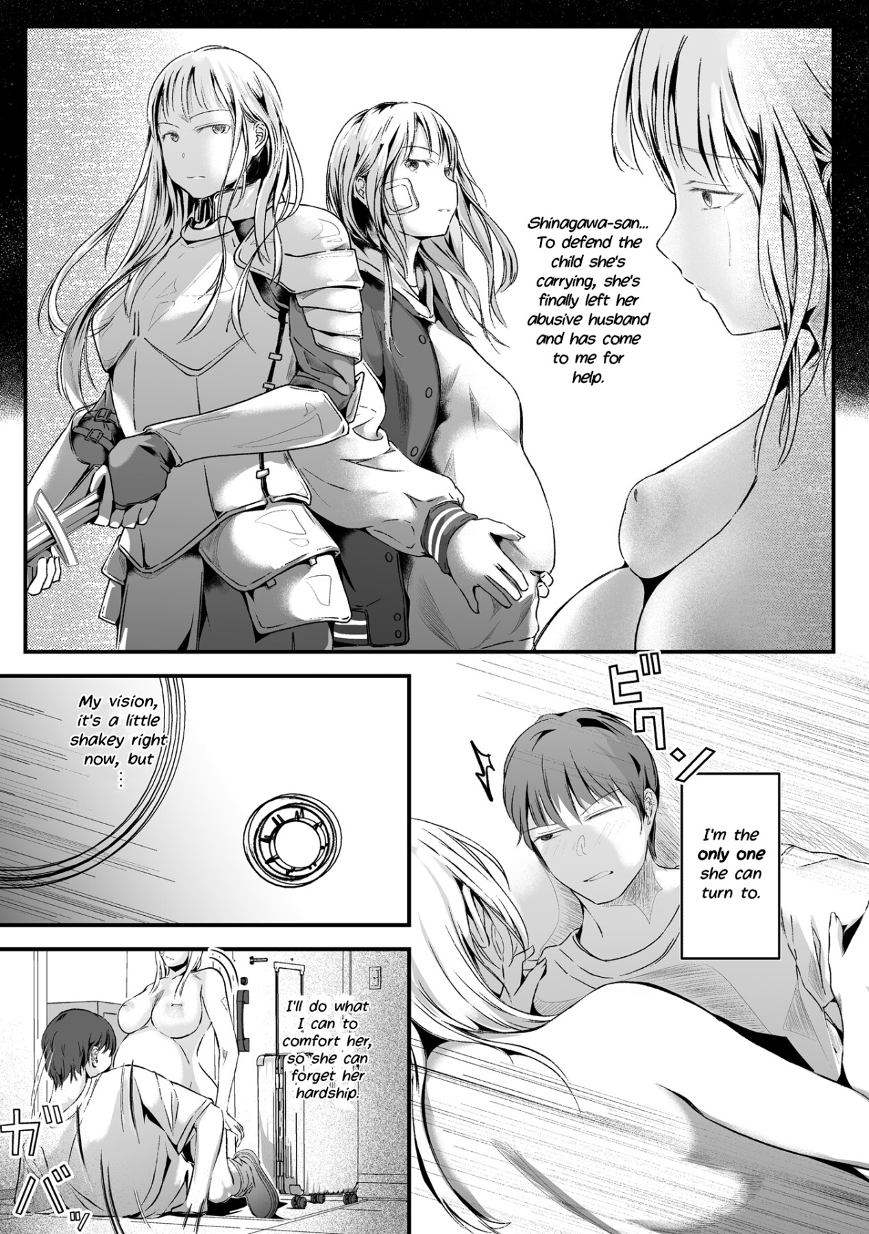 Hentai Manga Comic-One Night with a Full Term Pregnant Wife -Misunderstanding and Regret--Read-17